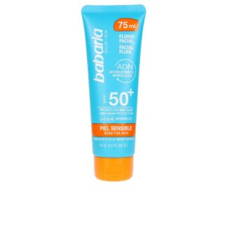Babaria Solar Adn Fluido Solare Viso Per Pelle Sensibile SPF50 Plus Protezione Avanzata UVA UVB