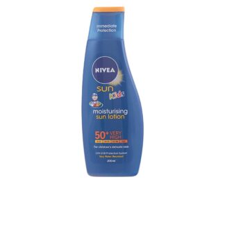 Nivea Sun Kids Lozione Protettiva Solare Idratante Impermeabile SPF50 Plus Protezione Totale Per Bambini