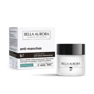 Bella Aurora B7 Crema Viso Anti-Manchia Rigenerante Illuminante SPF 20 Per Pelle Mista E Grassa Pelle Radiante Ogni Giorno